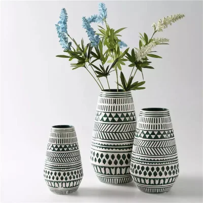 Vases en céramique et porcelaine mate avec Logo personnalisé, décoration de maison moderne de luxe, cadeau pour événements, offre spéciale