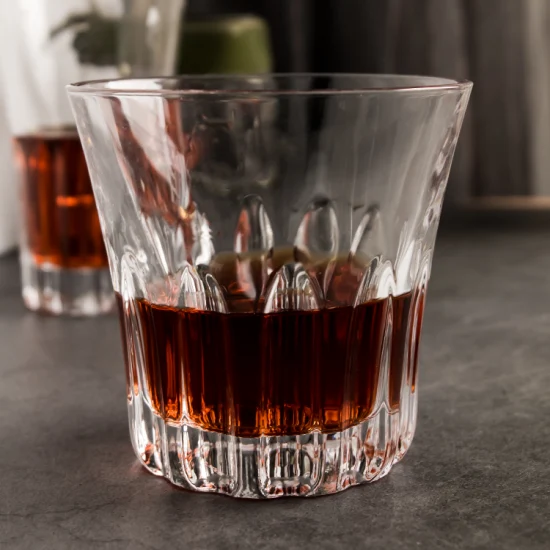 Vente en gros 15 oz à l'ancienne Dof cristal verre à boire verrerie tasse barware rond verre à whisky pour whisky cocktail liqueur vin bière